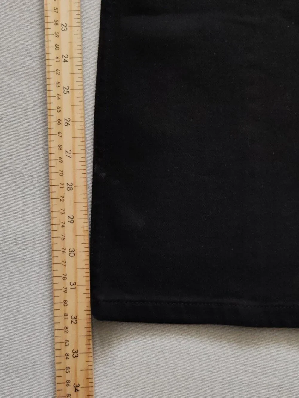 Zadig & Voltaire Eyes Denim Eco Flare Jeans Black Size 26 Cargo Pockets NWT - Picture 2 of 16